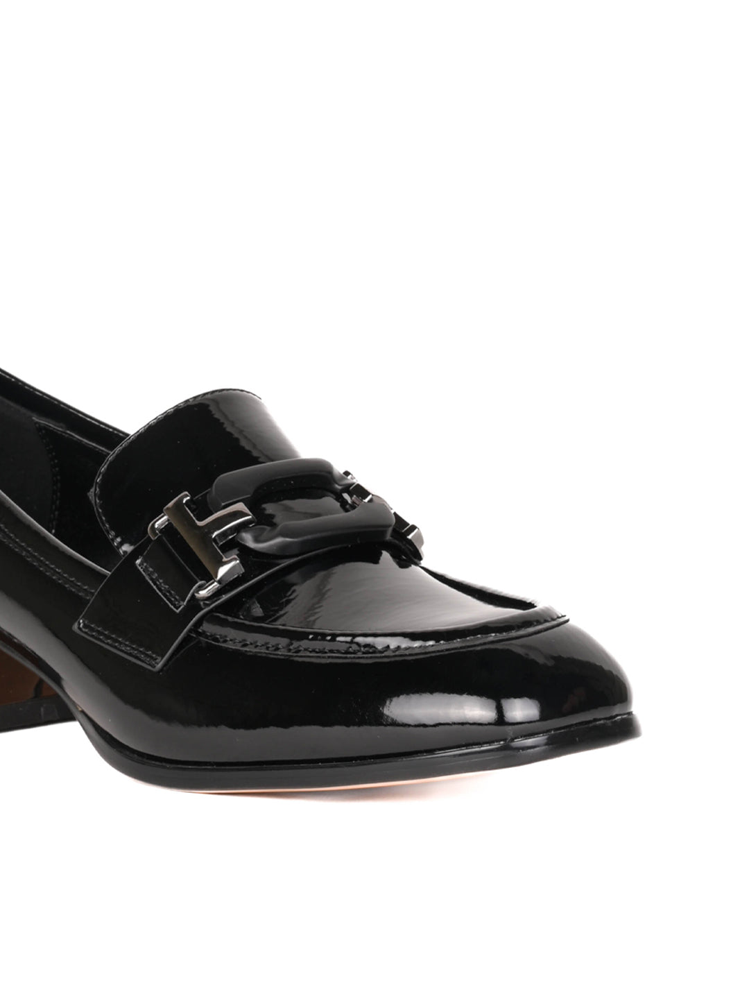 Women, Women Footwear, Black Loafers