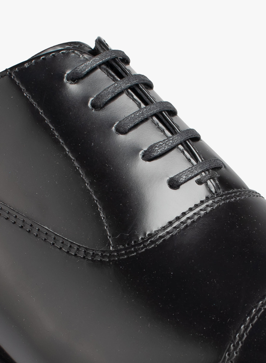Men Black Solid Oxford Formal Shoes