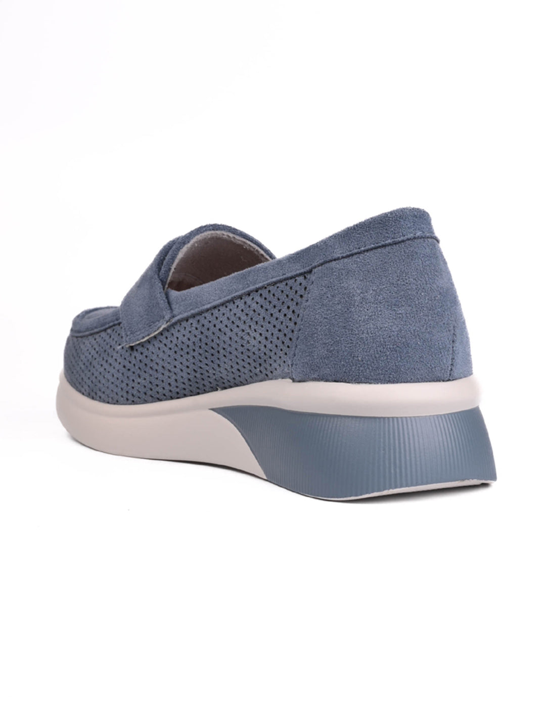 Women, Women Footwear, Blue Loafers