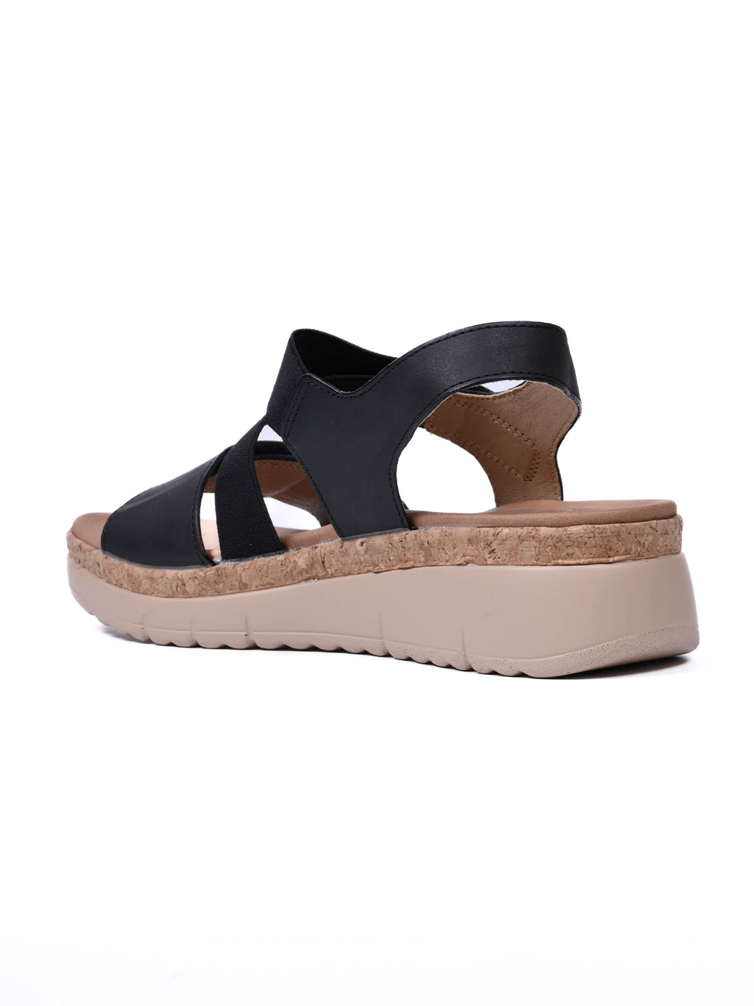 Women, Women Footwear, Black Sandals