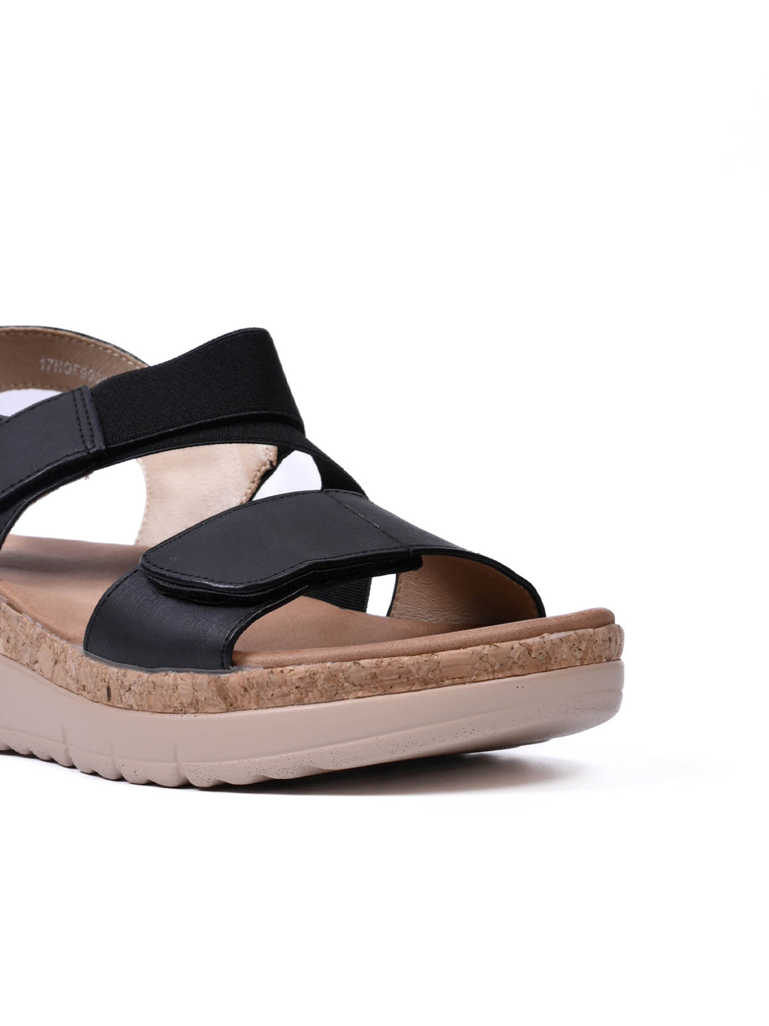 Women, Women Footwear, Black Sandals