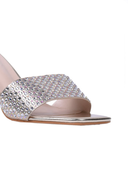 Women, Women Footwear, Gold Sandals