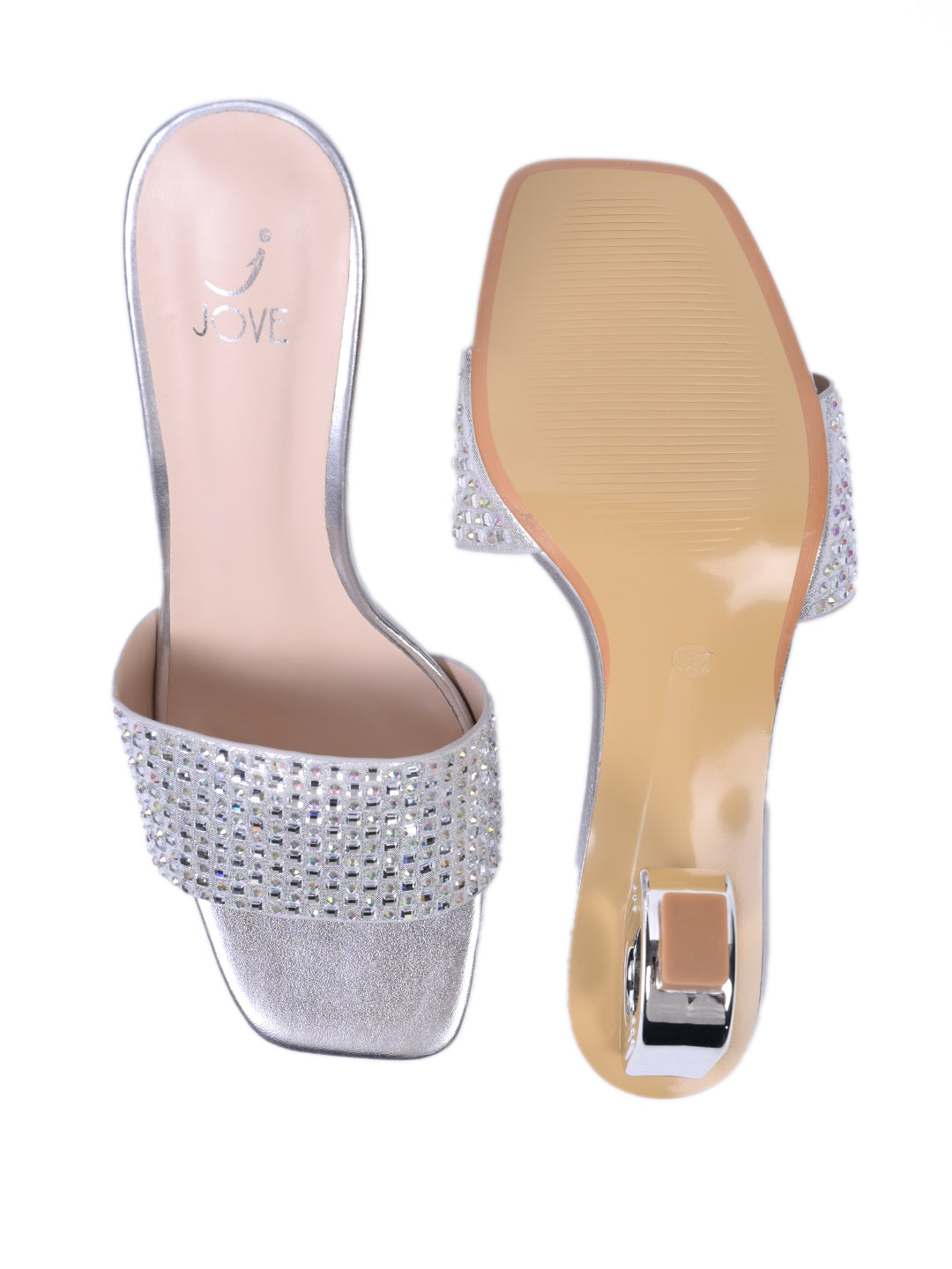 Women, Women Footwear, Silver Sandals