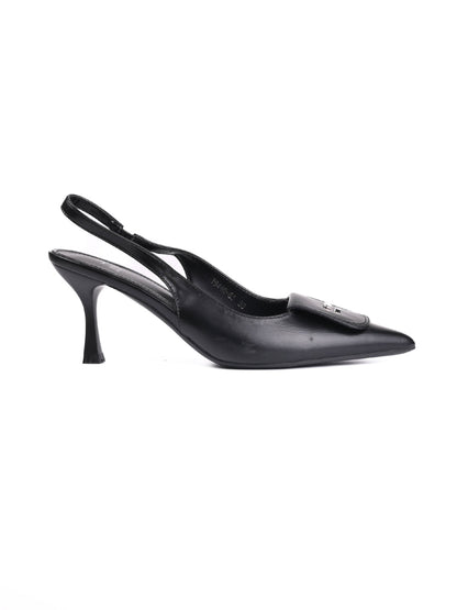 Women, Women Footwear, Black Pumps