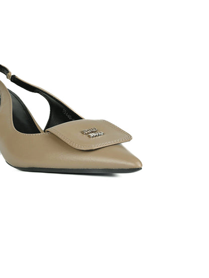 Women Olive Solid Pumps