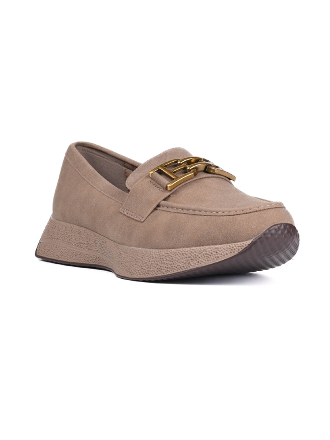 Women, Women Footwear, Khaki Loafers
