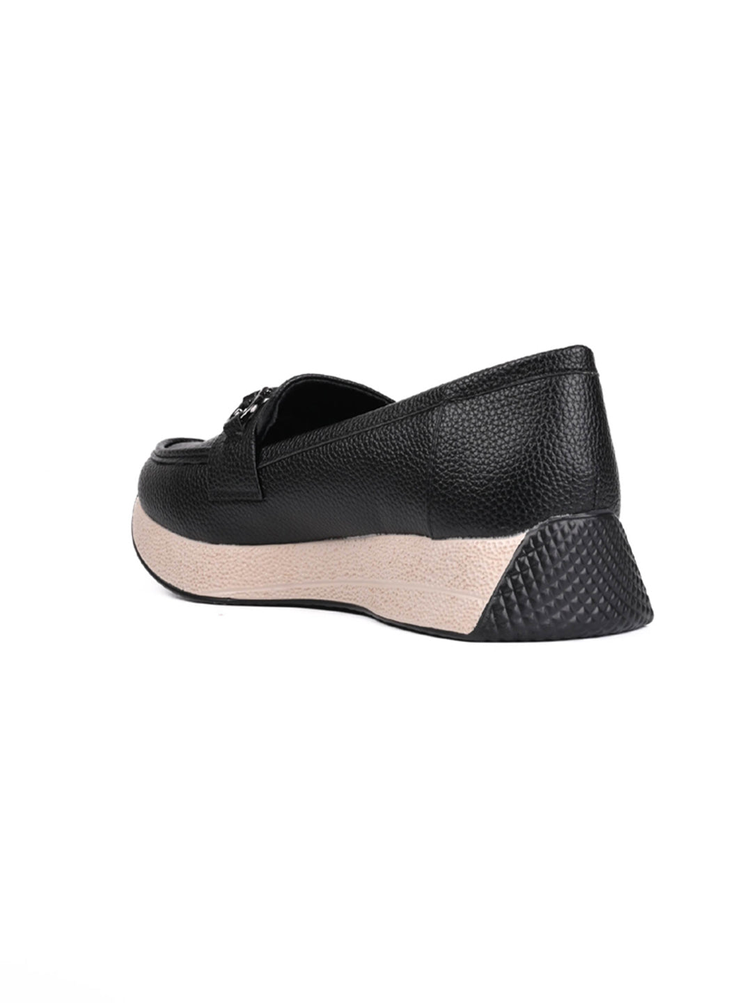 Women, Women Footwear, Black Loafers