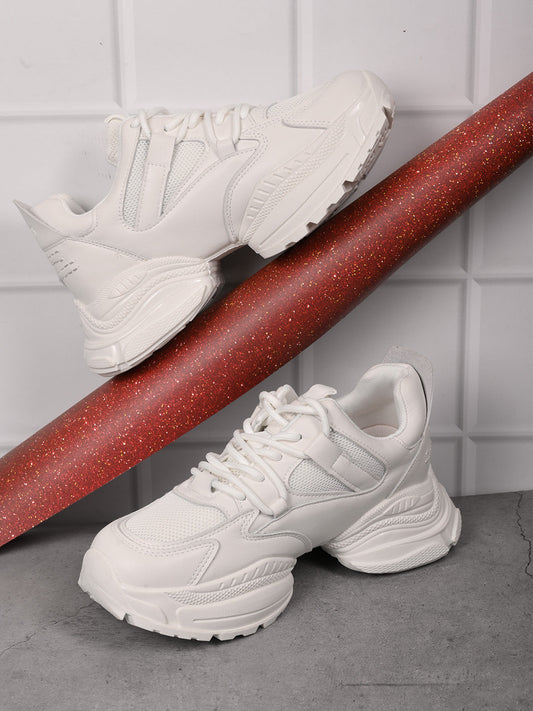 Women, Women Footwear, White Sneakers