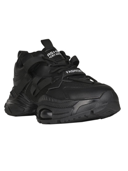 Women, Women Footwear, Black Sneakers