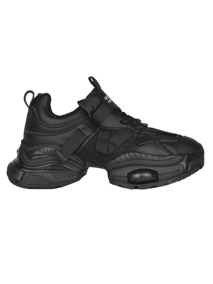Women, Women Footwear, Black Sneakers