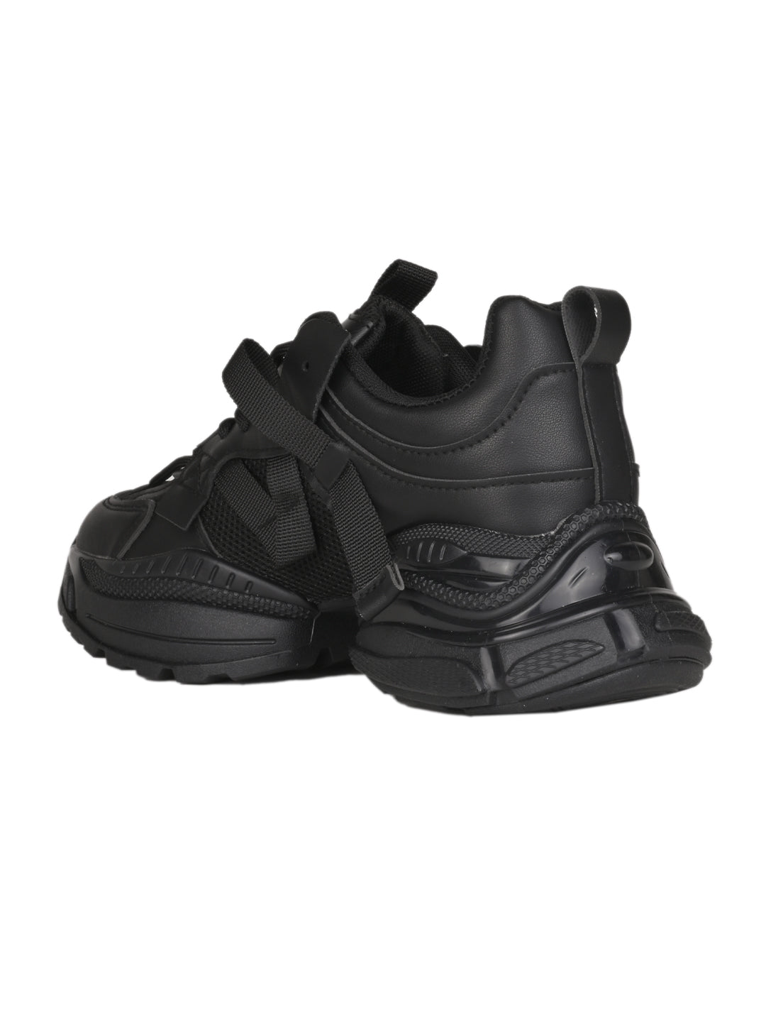 Women, Women Footwear, Black Sneakers