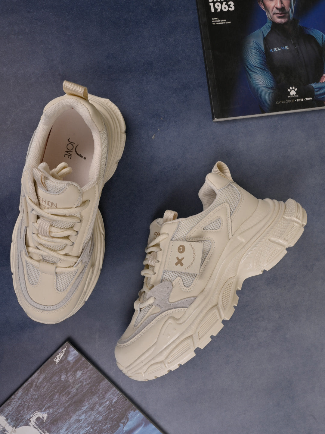 Women, Women Footwear, Beige Sneakers