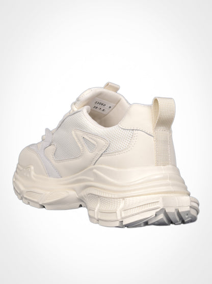 Women, Women Footwear, Beige Sneakers