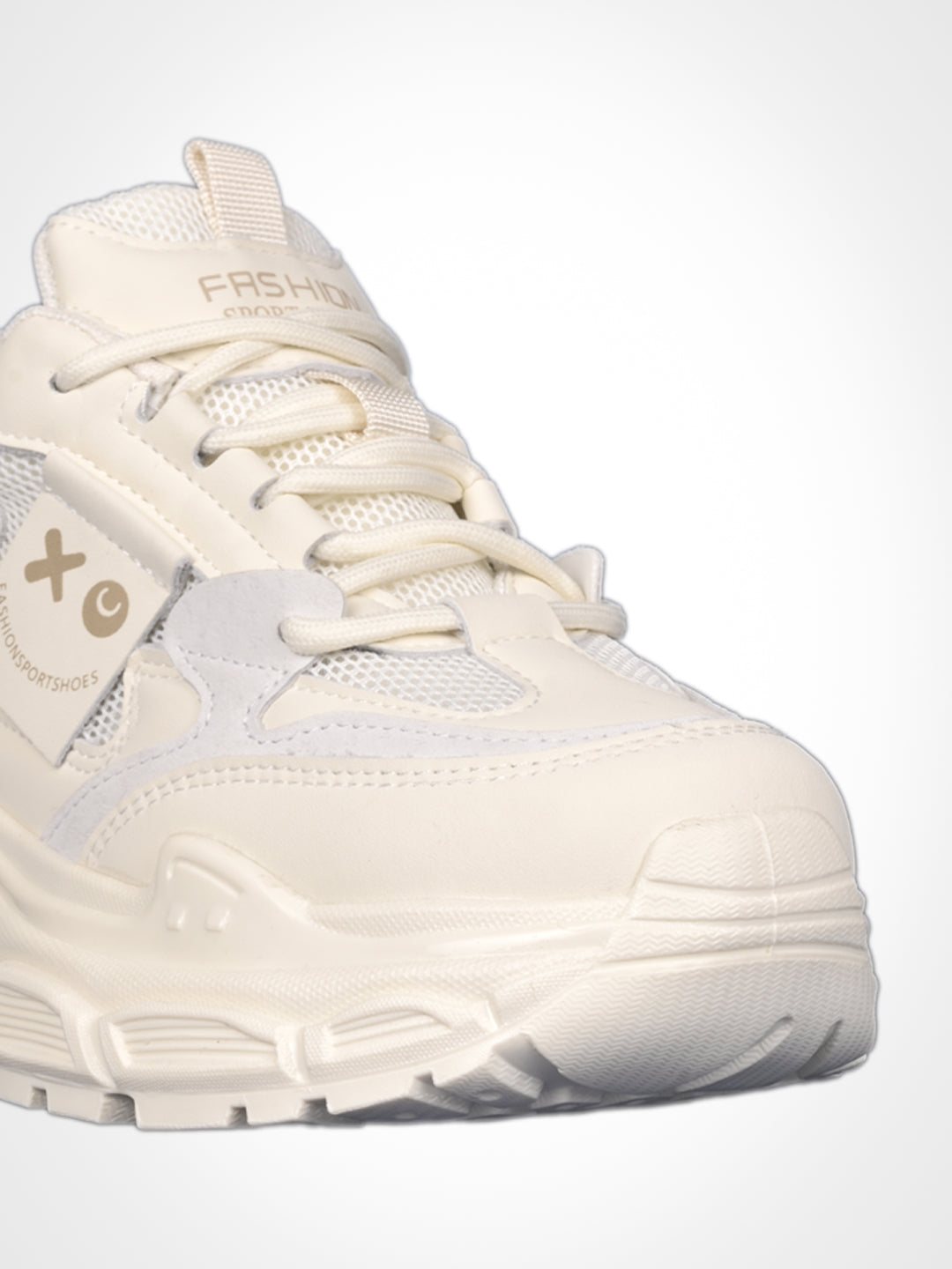 Women Beige Solid Sneakers