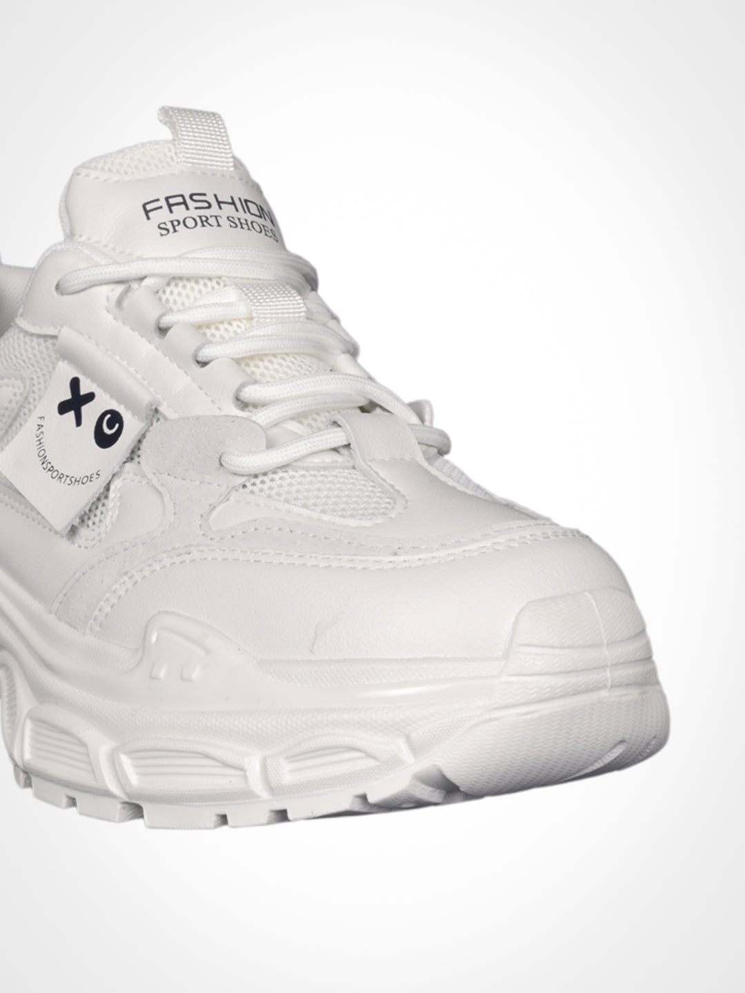 Women White Solid Sneakers