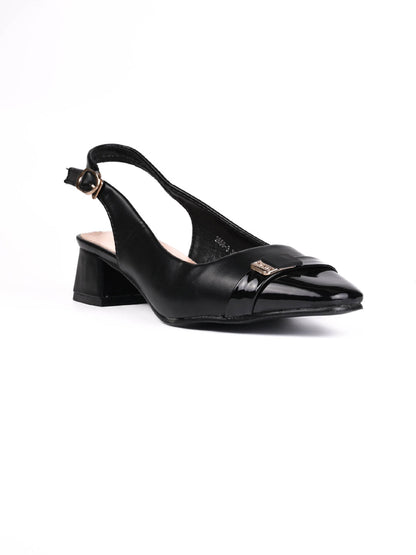 Women, Women Footwear, Black Pumps