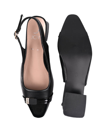 Women, Women Footwear, Black Pumps