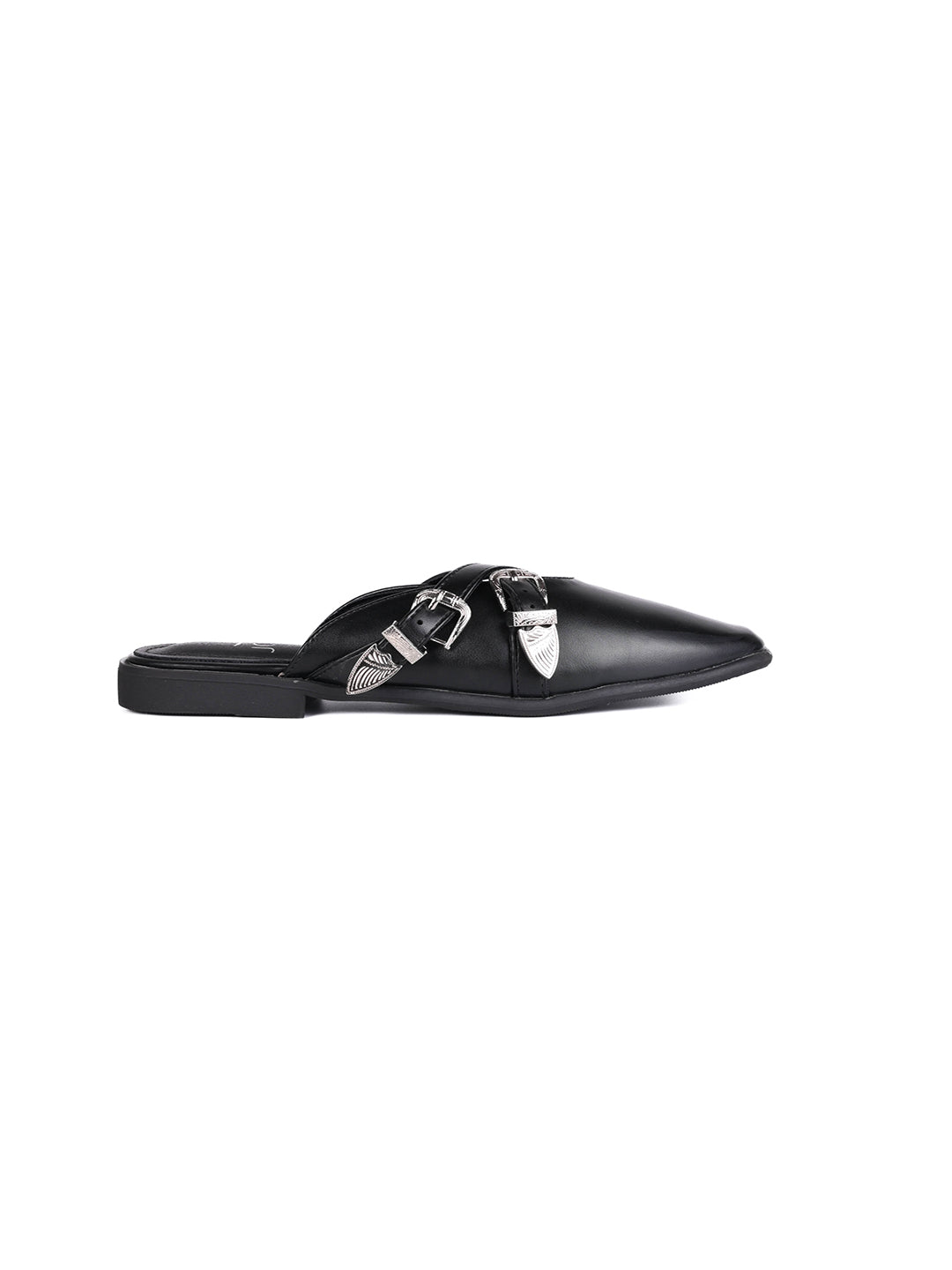 Women, Women Footwear, Black Mules