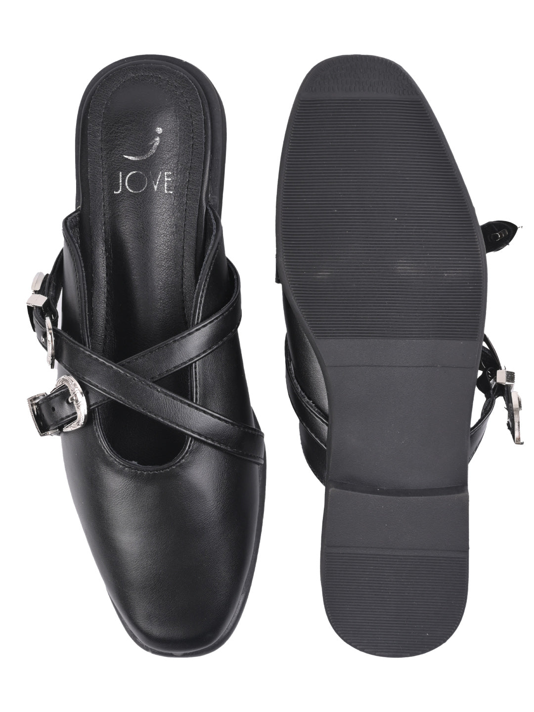 Women, Women Footwear, Black Mules