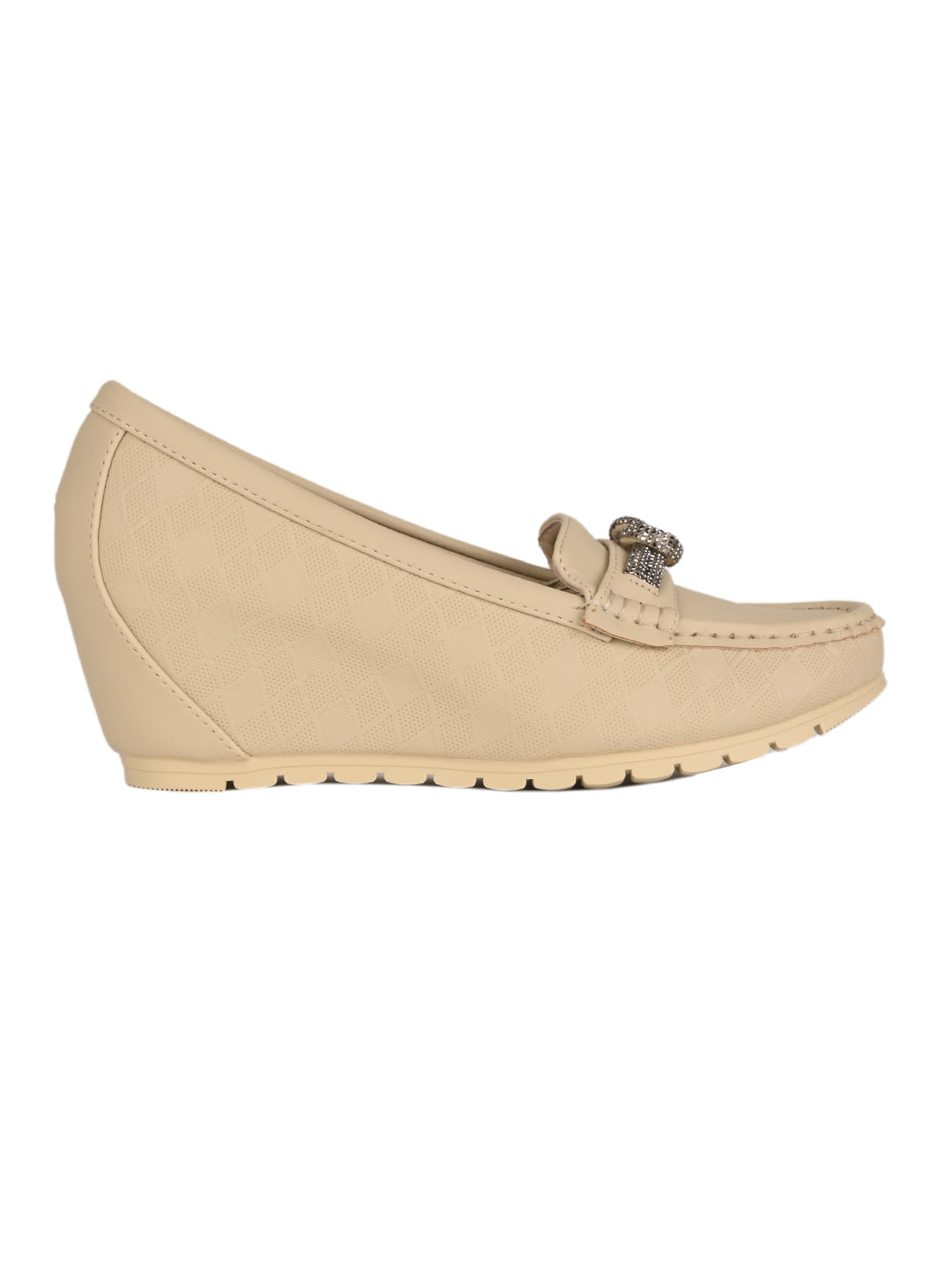 Women, Women Footwear, Beige Loafers
