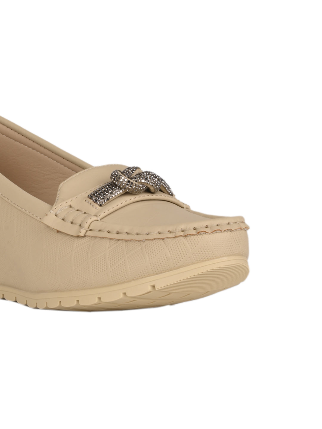 Women, Women Footwear, Beige Loafers