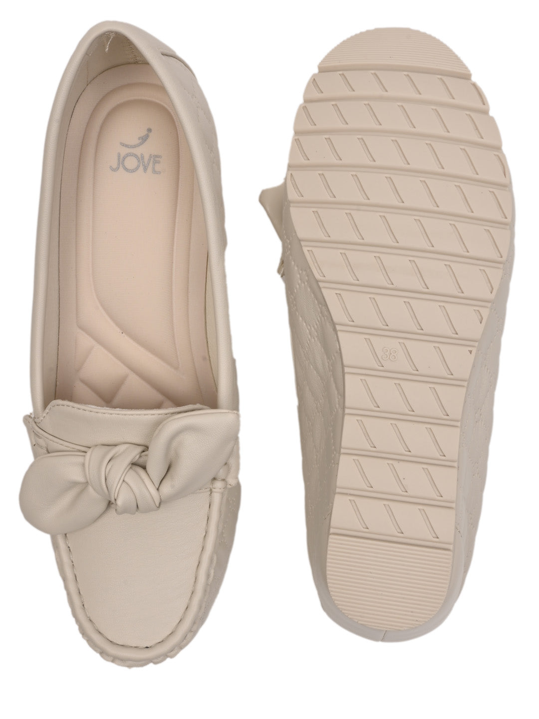 Women, Women Footwear, Beige Loafers