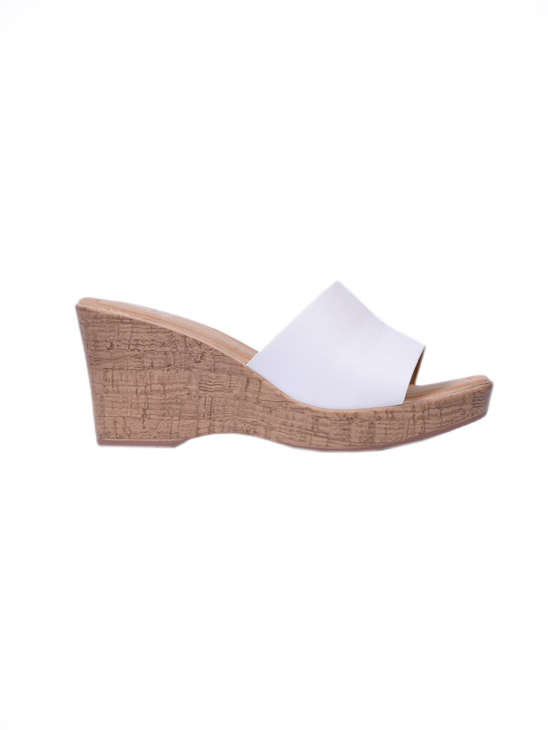 Women, Women Footwear, White Wedges