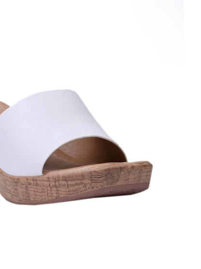 Women, Women Footwear, White Wedges