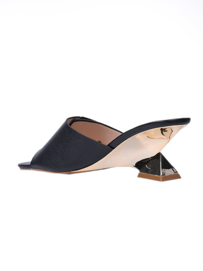 Women, Women Footwear, Black Sandals