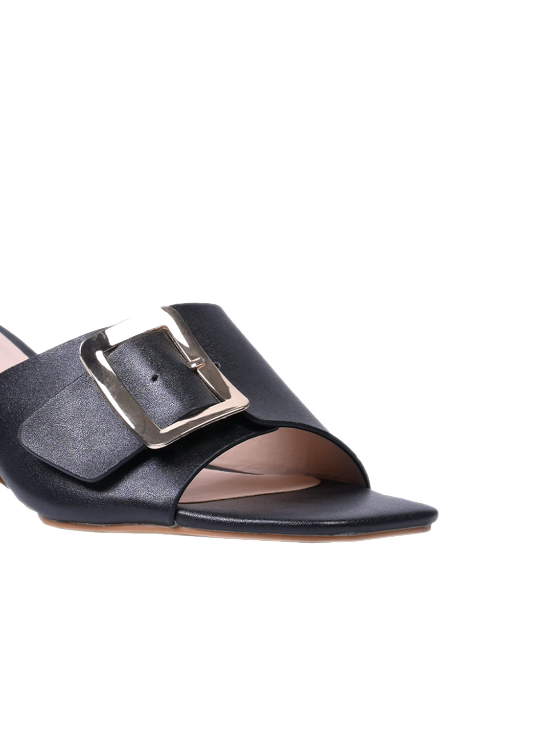 Women, Women Footwear, Black Sandals