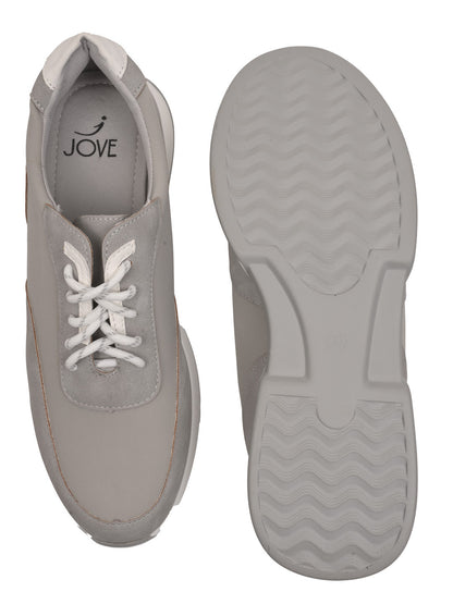 Women, Women Footwear, Grey Loafers