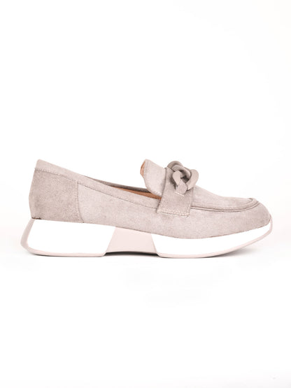 Women, Women Footwear, Khaki Loafers