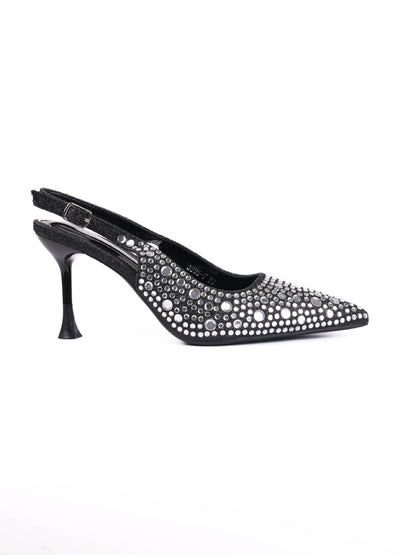 Women, Women Footwear, Black Pumps