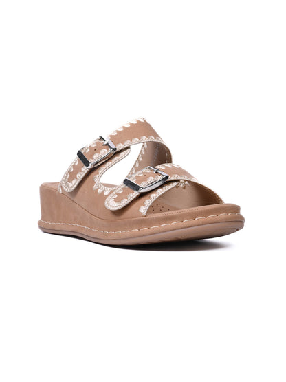 Women, Women Footwear, Brown Sandals