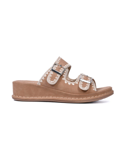 Women, Women Footwear, Brown Sandals