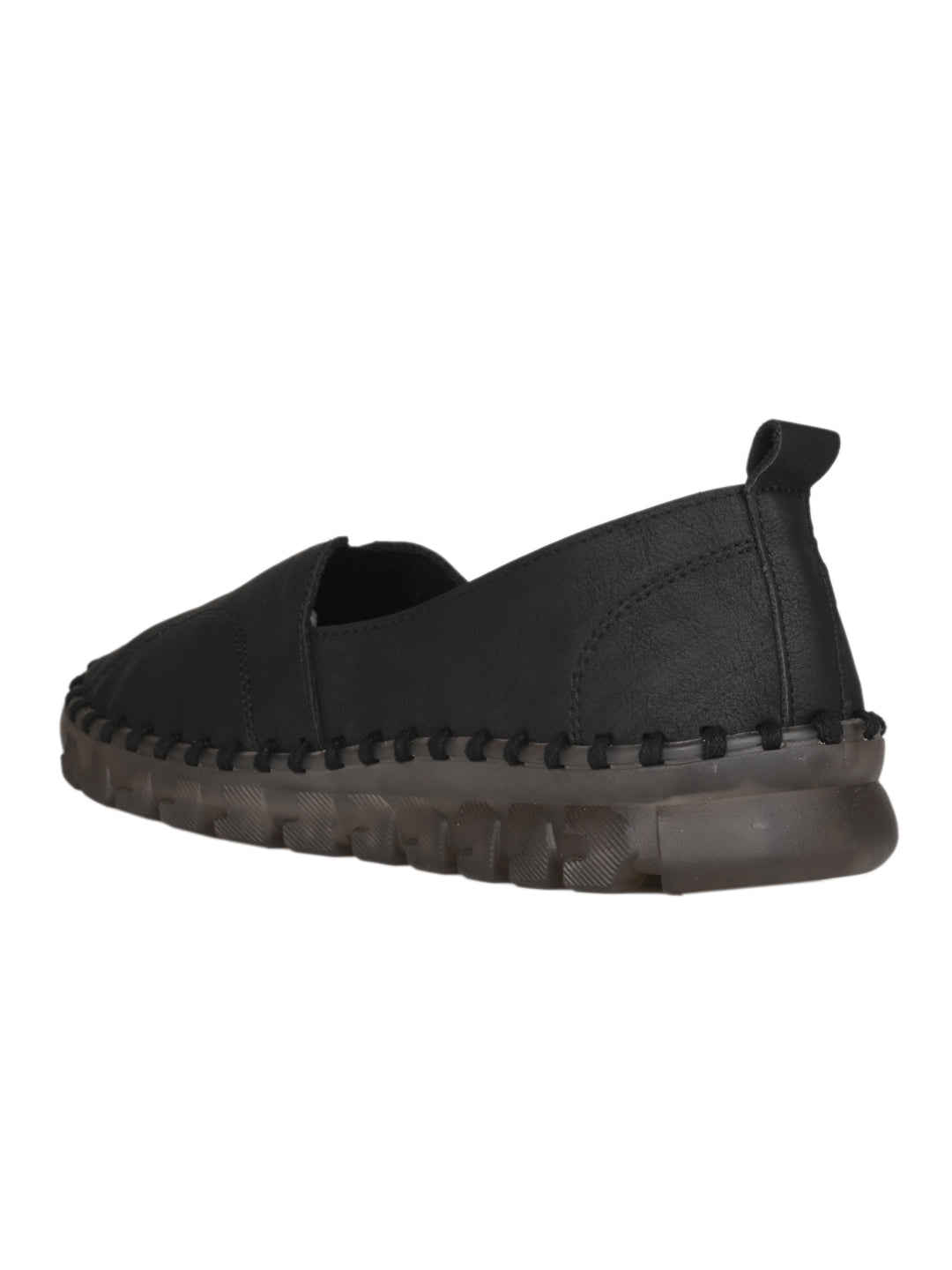 Women, Women Footwear, Black Loafers