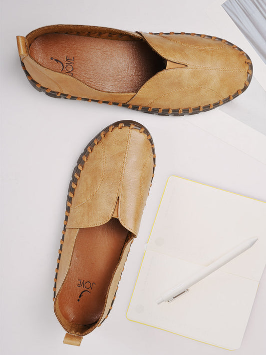 Women, Women Footwear, Camel Loafers