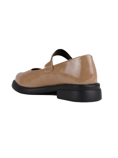 Women, Women Footwear, Khaki Ballerinas