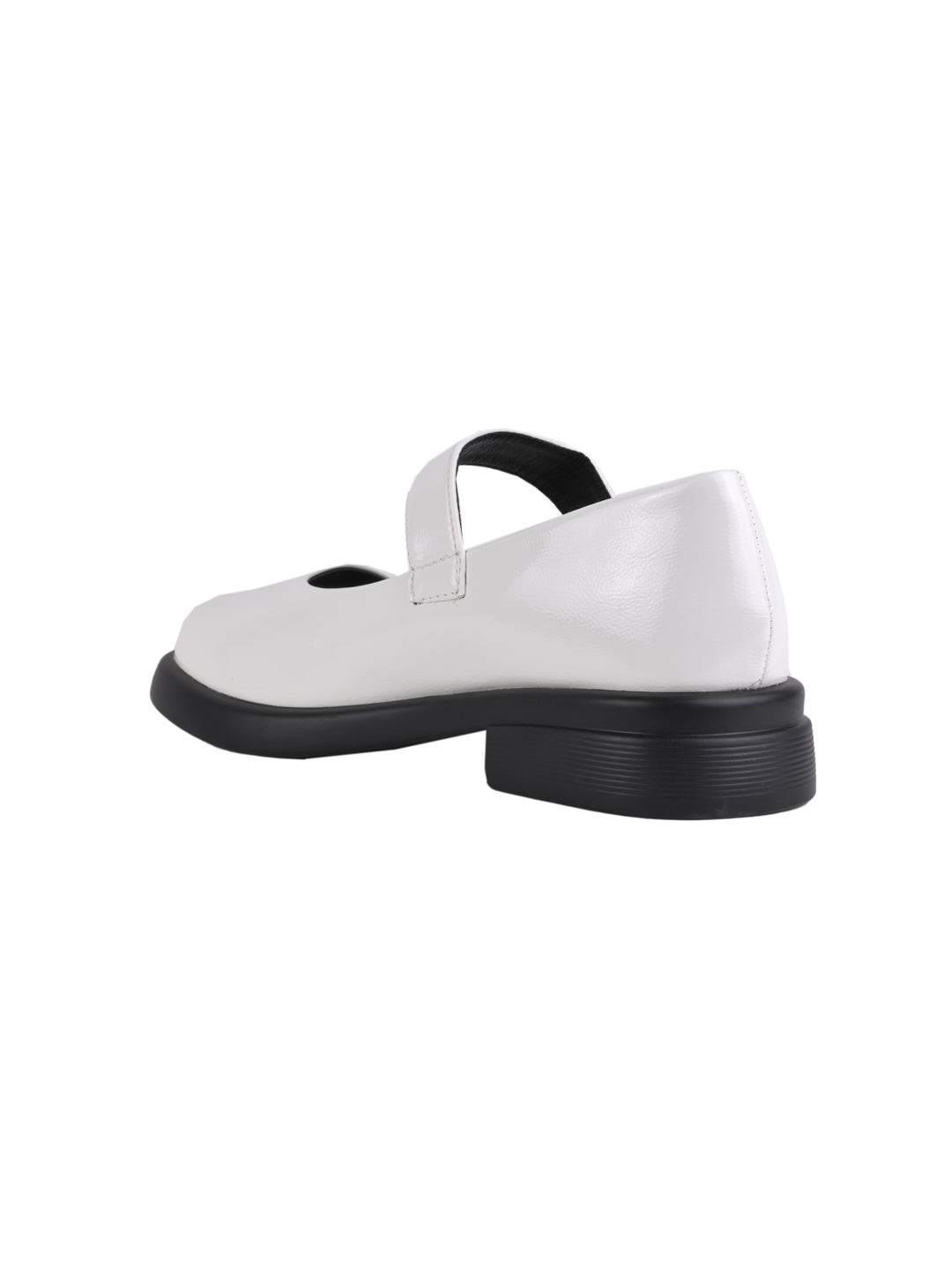 Women, Women Footwear, White Ballerinas