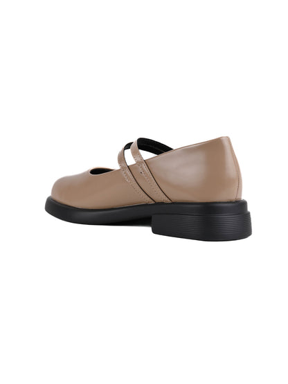 Women, Women Footwear, Khaki Ballerinas