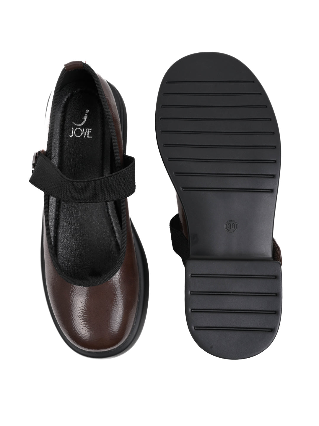 Women, Women Footwear, Brown Ballerinas