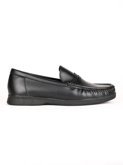 Women, Women Footwear, Black Loafers