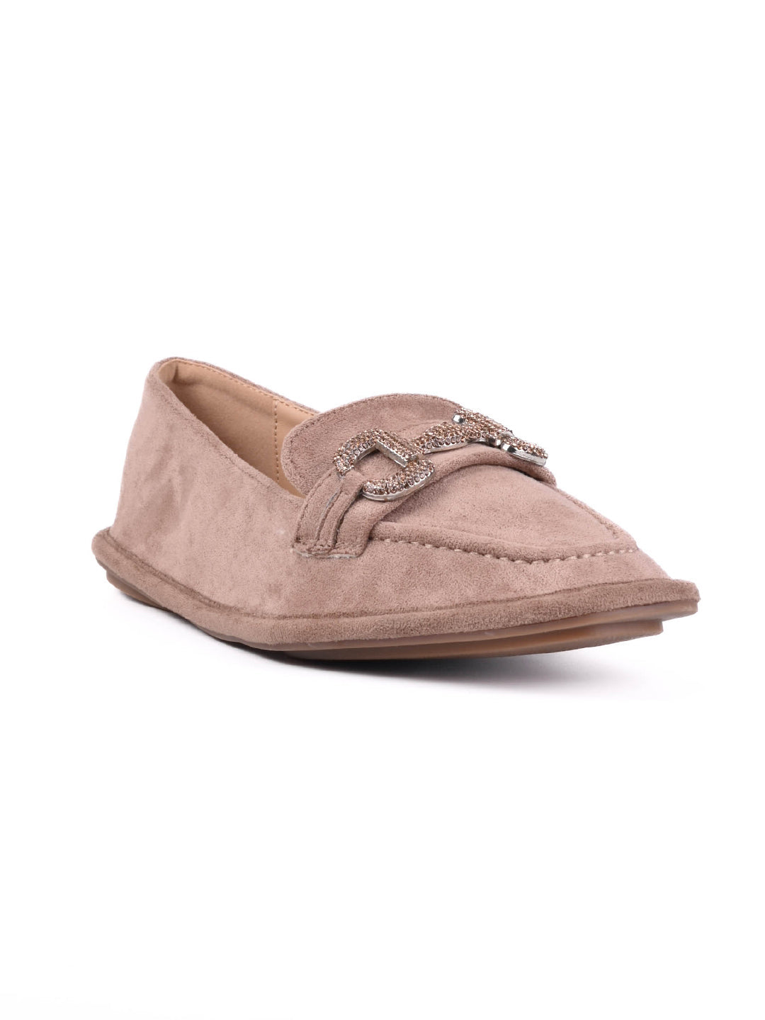 Women, Women Footwear, Khaki Loafers