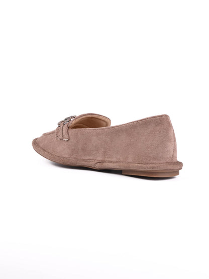 Women, Women Footwear, Khaki Loafers