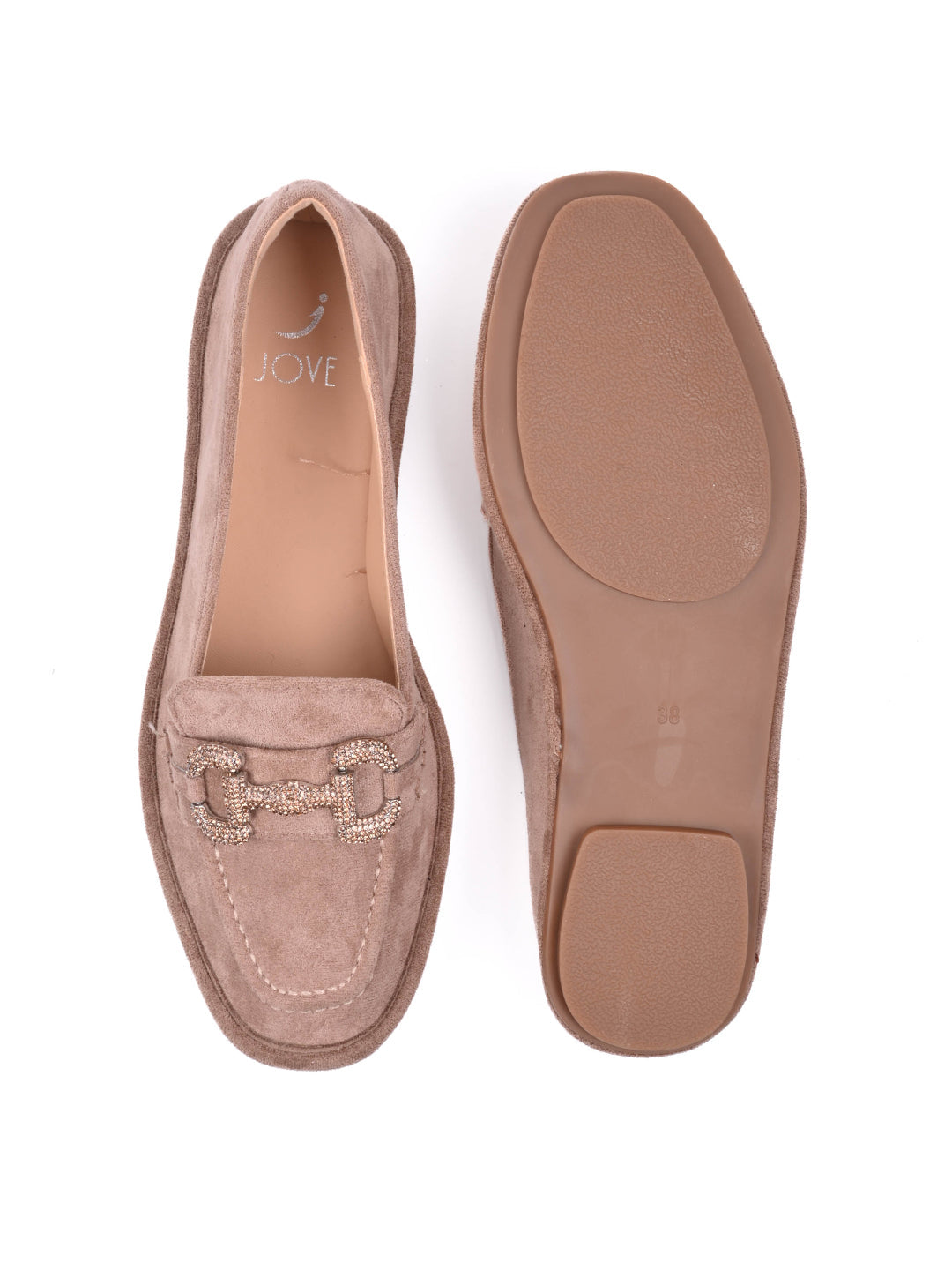 Women, Women Footwear, Khaki Loafers