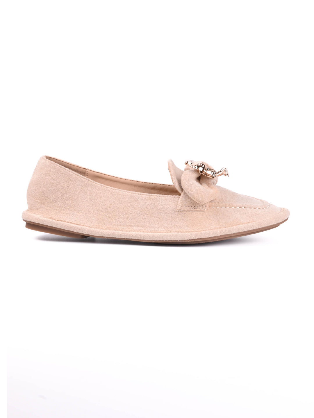 Women, Women Footwear, Beige Loafers
