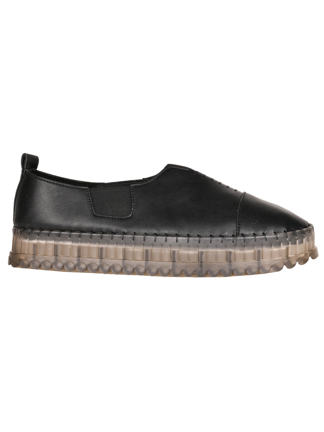 Women, Women Footwear, Black Loafers