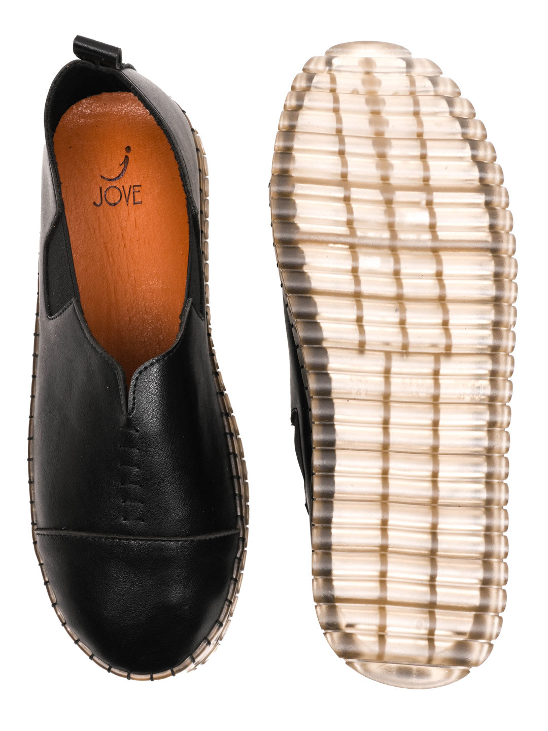 Women, Women Footwear, Black Loafers