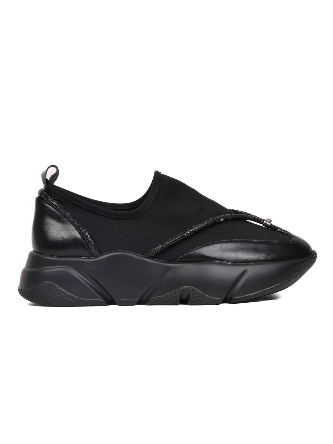 Women, Women Footwear, Black Loafers