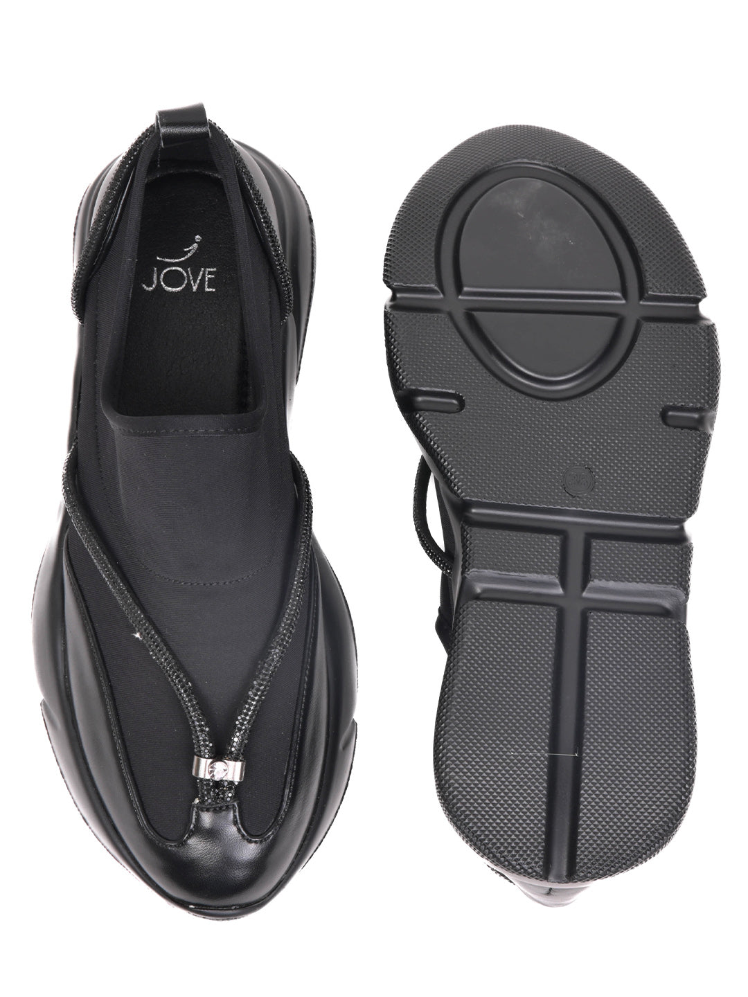 Women, Women Footwear, Black Loafers